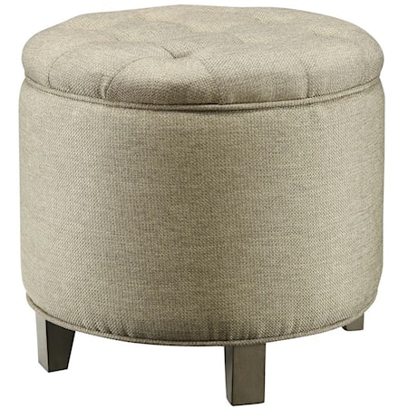 Savannah Linen Shoe Ottoman